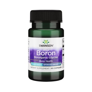 SWANSON Boron Bororganic Glycine - Bor 6 mg 60 kaps.