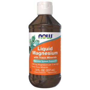 NOW FOODS (magnez w płynie) Magnesium Liquid 237 ml 
