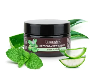 SKOCZYLAS Dezodorant w kremie aloes z miętą (bez soli aluminium) - 60 ml