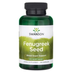 SWANSON Fenugreek Seed - Kozieradka 610 mg 90 kaps.