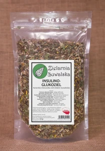 ZIELARNIA SUWALSKA zioła Insulino-glukoziel 200 g (cukrzyca, insulinooporność)