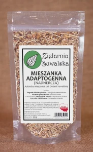 ZIELARNIA SUWALSKA zioła Mieszanka adaptogenna (Nadnercza) 100 g (kortyzol, pobudzenie , energia, wzmocnienie)