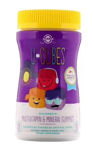 SOLGAR U-Cubes Multi-Vitamin & Minerals 60 żelek
