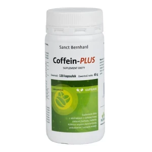 SANCT BERNHARD Coffein PLUS 120 kaps. - kofeina, ekstrakt z zielonej kawy