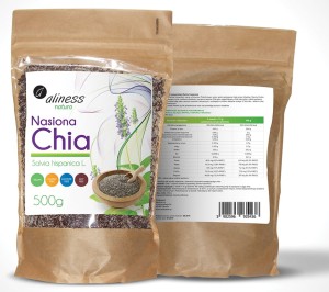 ALINESS Nasiona Chia Salvia hispanica 500 g