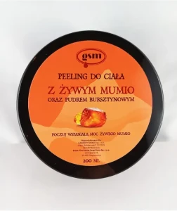 GABINETY MUMIO Peeling z żywym Mumio i pyłem bursztynowym - 200 ml