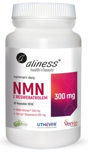 ALINESS  (Mononukleotyd nikotynamidu) z resweratrolem 300mg/100mg