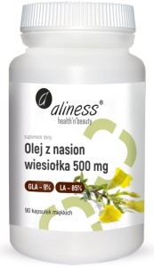 ALINESS Olej z nasion wiesiołka 9%/85% 500 mg x 90 caps