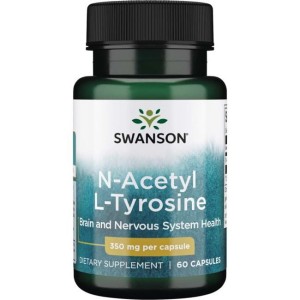 SWANSON N-Acetyl L-Tyrosine - N-Acetylo L-Tyrozyna 350 mg 60 kaps