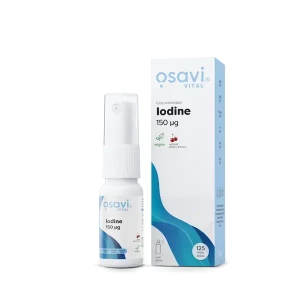 OSAVI Jod 150 mcg wegański spray doustny naturalny aromat wiśniowy 25 ml