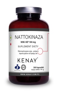 KENAY Nattokinaza 100 mg NSK-SD 300 kaps. (żylaki)