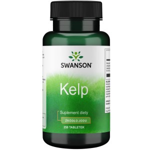SWANSON Kelp (źródło jodu) 225mcg 250 tabl