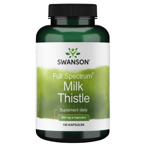 SWANSON Full Spectrum Milk Thistle 500mg 100 kaps