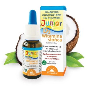 DR JACOBS Witamina Słońca D3 Junior 20 ml krople