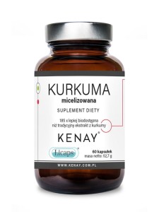 KENAY Kurkuma micelizowana 60 kapsułek Licaps®