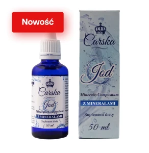 CARSKA Jod z minerałami jonowymi 50 ml - krople