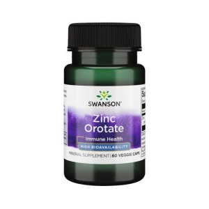 SWANSON Zinc Orotate - Cynk /orotan cynku/ 10 mg 60 kaps.