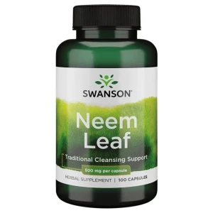 SWANSON Neem Leaf (Miodla Indyjska) 500 mg 100 kaps