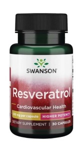 SWANSON Resveratrol - Resweratrol 250 mg 30 kaps
