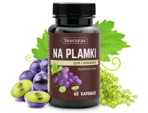 SKOCZYLAS na plamki cynk, beta karoten, witamina E 60 kaps
