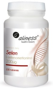 ALINESS Selen Select® L-selenometionina 200µg 100 tabletek