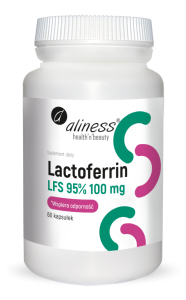 ALINESS Lactoferrin LFS 90% 100 mg x 60 kapsułek