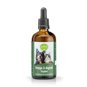 TIERLIEB Omega-3 Olej z alg 100 ml - krople