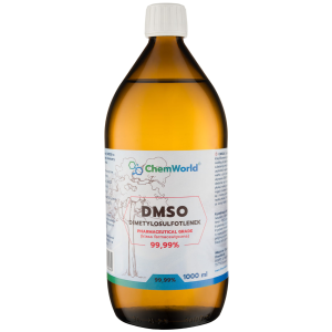 CHEMWORLD DMSO Czystość Farmaceutyczna 99,9% 1000 ml