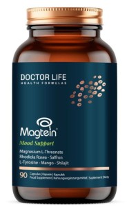 DOCTOR LIFE Magtein Mood Support L-treonian magnezu 90 kapsułek