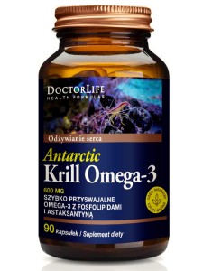 DOCTOR LIFE Antarctic Krill Omega-3, 90 kapsułek