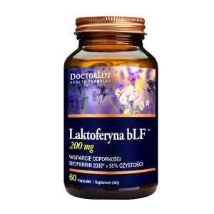 DOCTOR LIFE Laktoferyna bLF 200 mg, 60 kapsułek