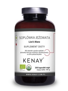 KENAY Soplówka jeżowata Lion's Mane 300 kapsułek