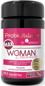 ALINESS ProbioBALANCE, MAX Woman Balance 20 mld. x 60 vege caps.