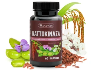 SKOCZYLAS NATTOKINAZA Fermokinase® 2000 FU + monakolina + rutyna 60 kaps