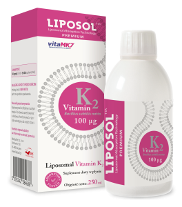 ALINESS, Liposomalna Witamina K2 (Vita MK7) 100 uq 250 ml
