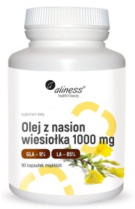 ALINESS Olej z nasion wiesiołka 9% 1000 mg x 90 kapsułek