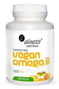 ALINESS Vegan Omega 3 DHA 250 mg x 60 vege caps