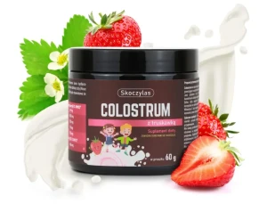 SKOCZYLAS Colostrum z truskawką 60 g