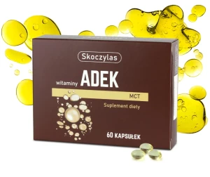 SKOCZYLAS Witaminy ADEK MCT kapsułki miękkie 60 kapsułek