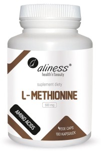 ALINESS L-Methionine 500 mg x 100 Vege caps.