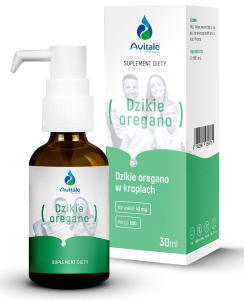 AVITALE, Dzikie oregano 100% naturalny olej, 90% Naturalnego karwakrolu krople 30 ml