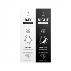 DUOLIFE Zestaw past do zębów Day & Night (2x50ml)