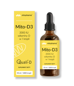 DR ENZMANN Mito-D3 Witamina D3 w kroplach 50 ml