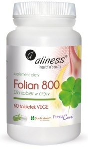 ALINESS Folian dla kobiet w ciąży 800 µg x 60 tabletek