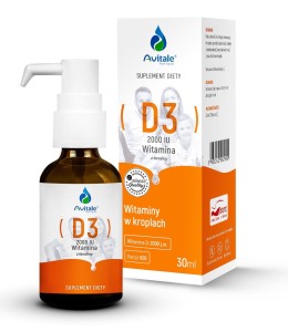 AVITALE, Witamina D3 2000 IU krople 30 ml