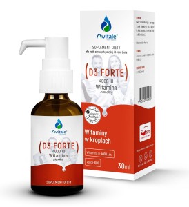 AVITALE, Witamina D3 FORTE 4000 IU krople 30 ml