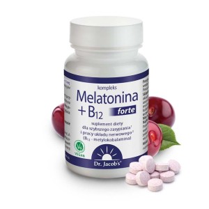 DR JACOBS Melatonina + B12 forte 90 tab.