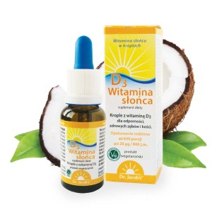 DR JACOBS Witamina słońca D3 krople 20ml
