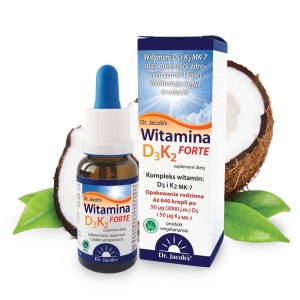 DR JACOBS Witamina D3K2 FORTE krople 20ml