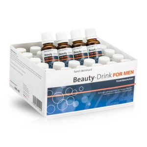 SANCT BERNHARD Beauty drink dla mężczyzn 30x 20 ml - kolagen, kwas hialuronowy, witaminy, kofeina
